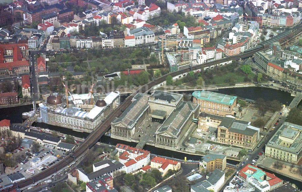 Berlin aus der Vogelperspektive: Umbau und Rekonsrtruktion der Berliner Museumsinsel.