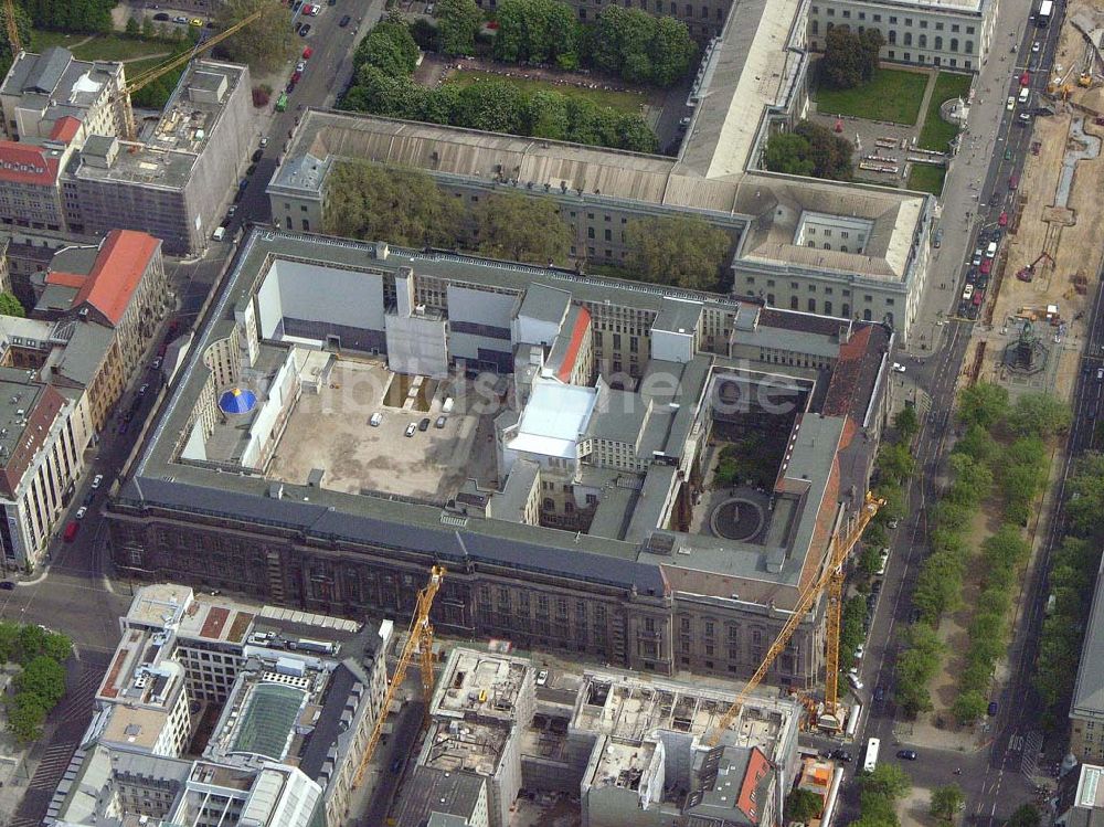 Berlin von oben - Umbau und Rekonstruktion von Fachbereichen der Humboldt-Universität