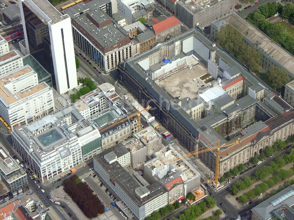 Luftbild Berlin - Umbau und Rekonstruktion von Fachbereichen der Humboldt-Universität