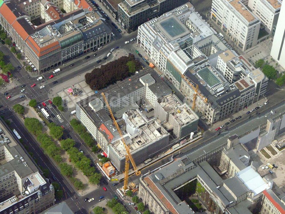 Berlin von oben - Umbau und Rekonstruktion von Fachbereichen der Humboldt-Universität