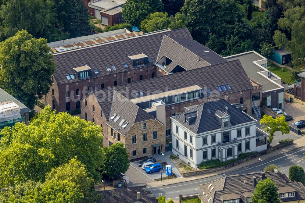 Bommern von oben - Umbau und Sanierung einer alten Fabrik zu Wohnquartier mit City- Lofts an der Ruhrstraße in Witten im Bundesland Nordrhein-Westfalen, Deutschland