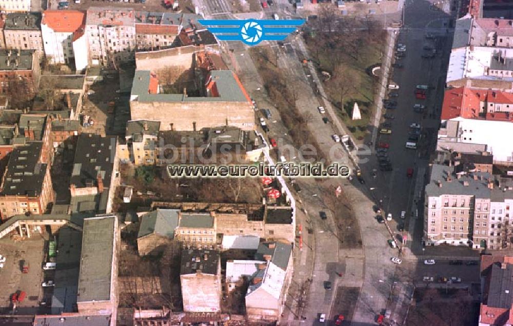 Berlin - Prenzlauer Berg aus der Vogelperspektive: Umbau der Schultheiß-Brauerei an der Schönhauser Allee.