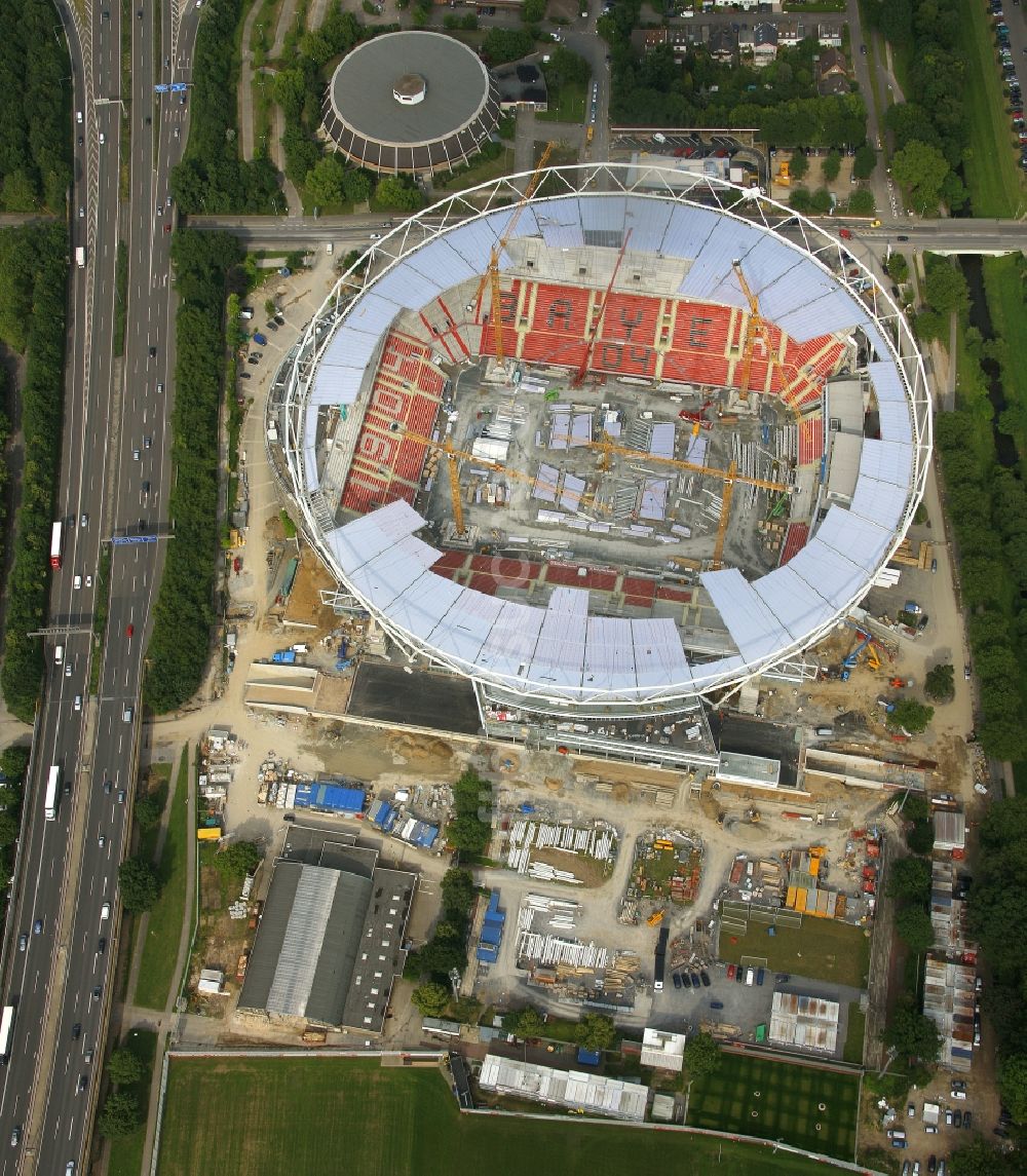 Leverkusen Von Oben Umbau Der Sportstätten Gelände Der Arena Des Stadion Bayarena Des 