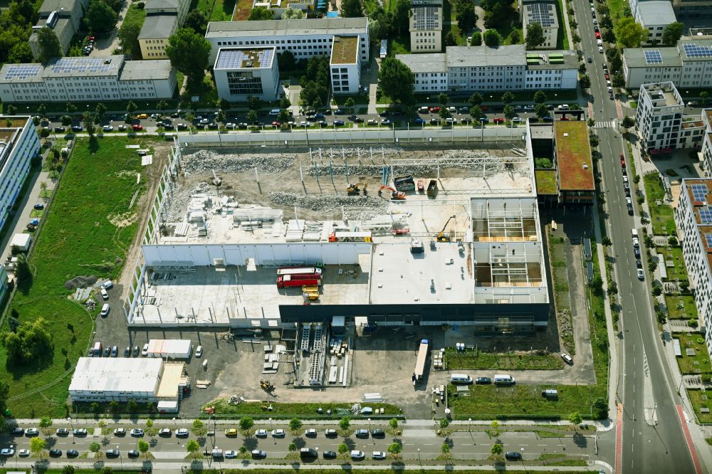 Berlin von oben - Umbau des Werksgelände der Soltecture GmbH in Berlin, Deutschland