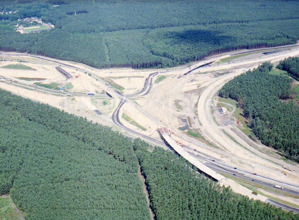 Zernsdorf / Brandenburg aus der Vogelperspektive: umgebaut