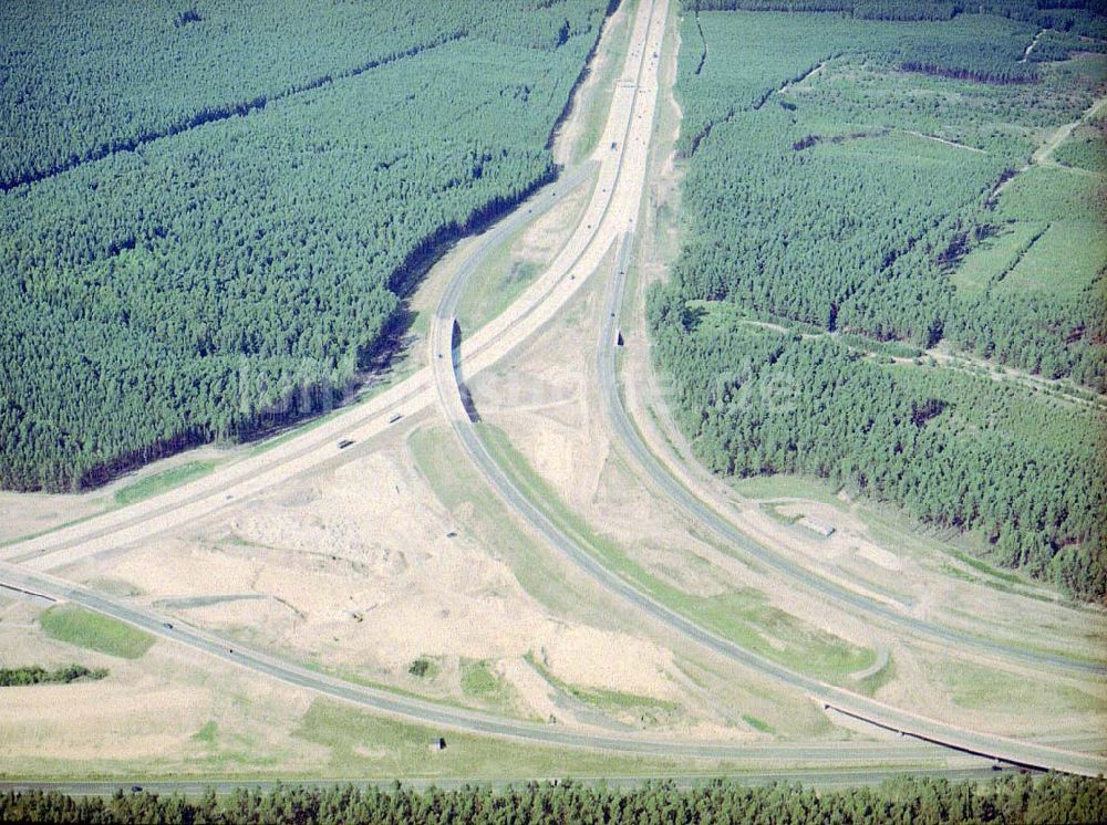 Zernsdorf / Brandenburg von oben - umgebaut