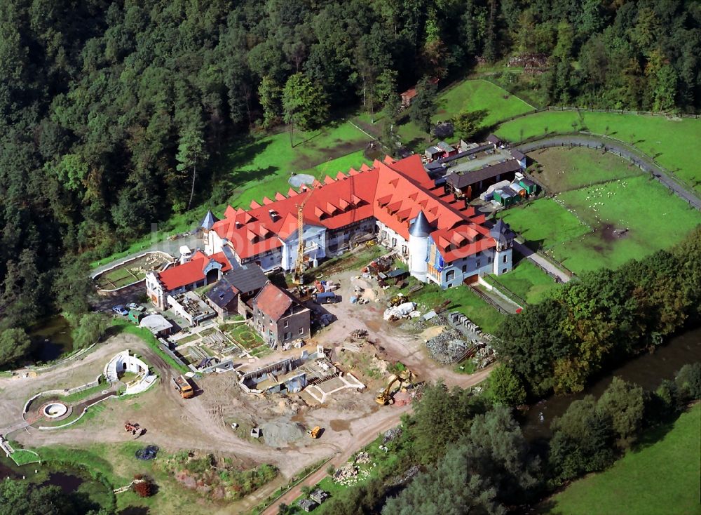 Luftaufnahme Leichlingen - Umgebung des Schloss Müllerhof bei Leichlingen im Bundesland Nordrhein-Westfalen