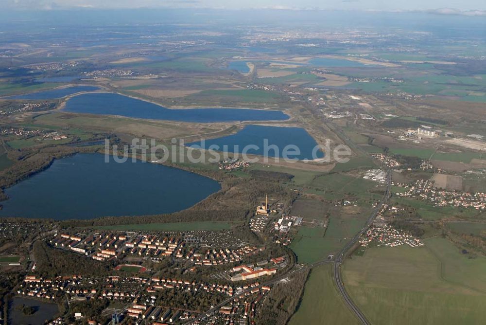 Luftbild Borna - Umland von Borna und Borna Nord