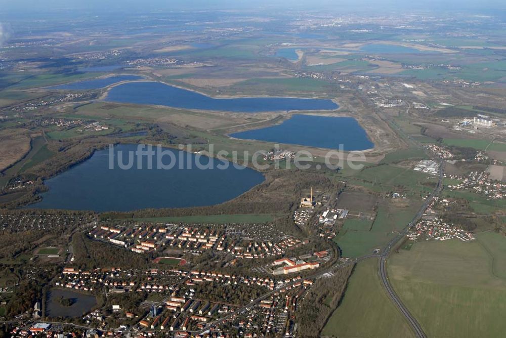 Luftaufnahme Borna - Umland von Borna und Borna Nord