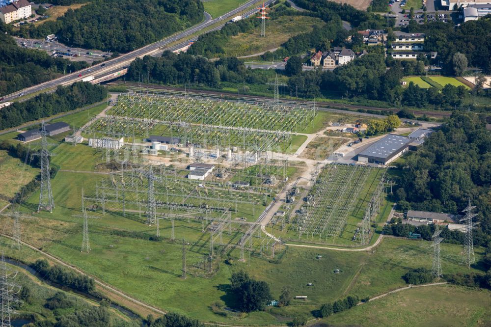 Luftaufnahme Osnabrück - Umspannwerk in Osnabrück im Bundesland Niedersachsen, Deutschland