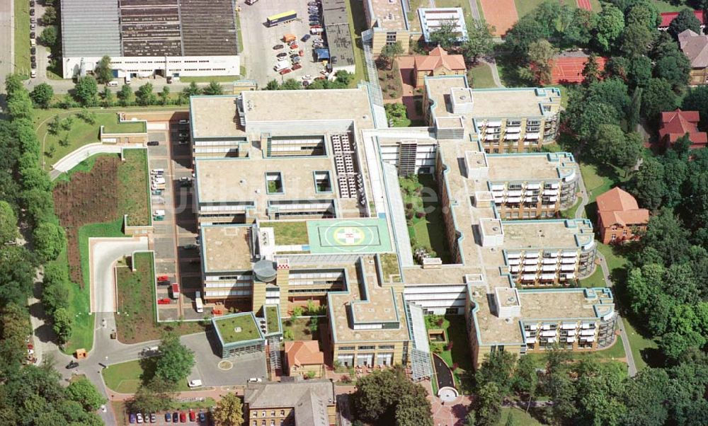 Luftbild Berlin-Hellersdorf - Unfallklinik Biesdorf in Berlin-Hellersdorf.