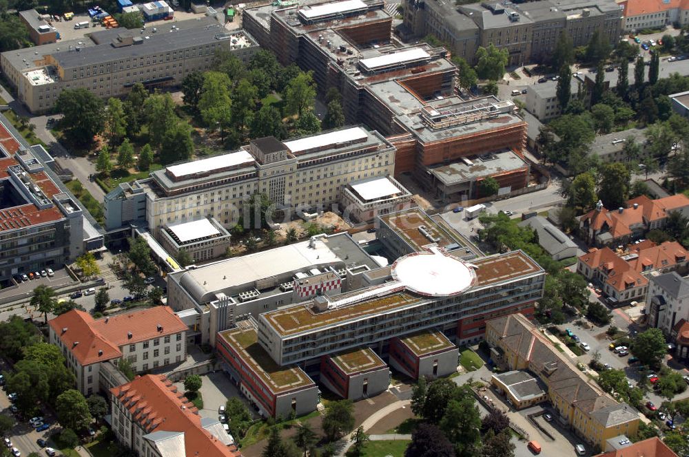 Dresden von oben - Uniklinik Dresden