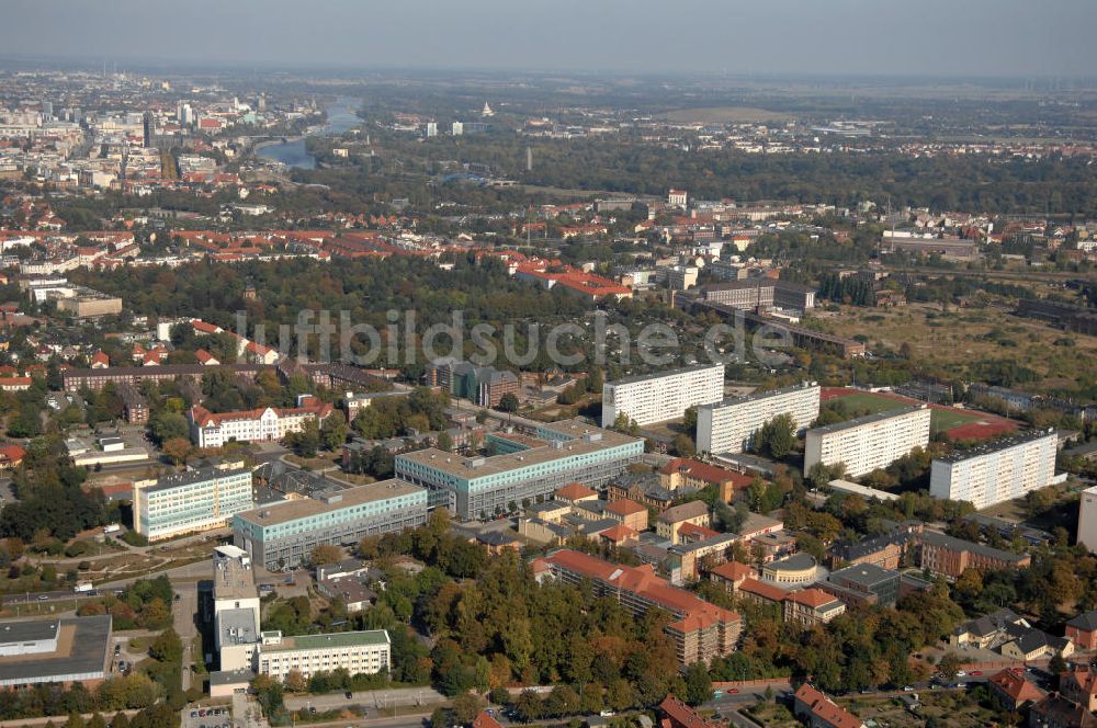 Magdeburg aus der Vogelperspektive: Uniklinik Magdeburg