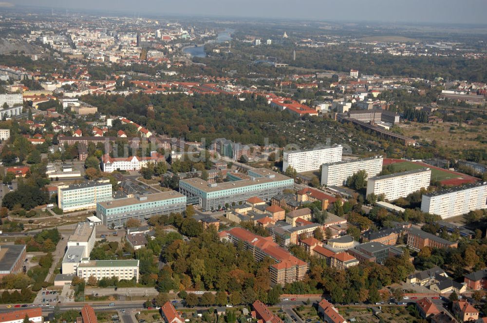 Luftbild Magdeburg - Uniklinik Magdeburg