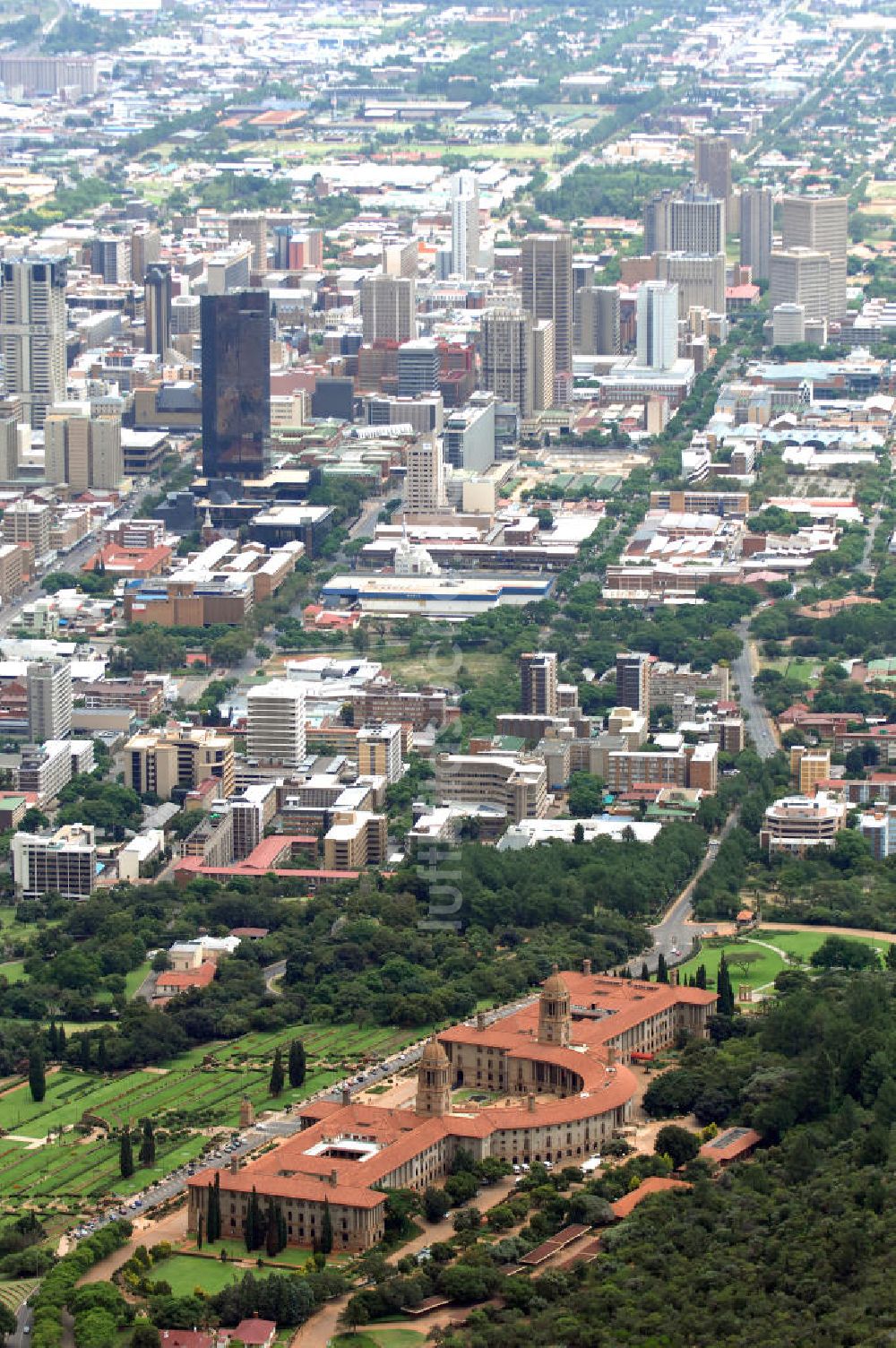 Luftbild Pretoria - Union Buildings in Pretoria Südafrika / Soth Africa