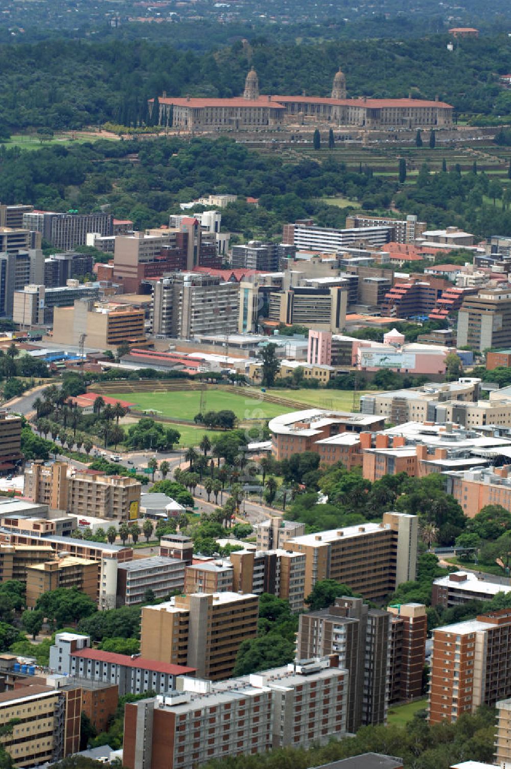 Luftaufnahme Pretoria - Union Buildings in Pretoria Südafrika / Soth Africa