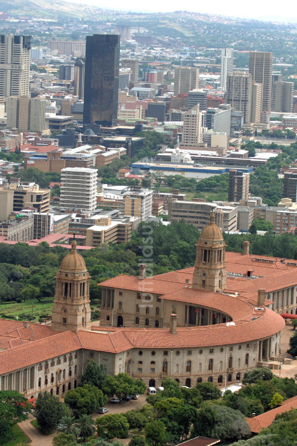 Pretoria aus der Vogelperspektive: Union Buildings in Pretoria Südafrika / Soth Africa