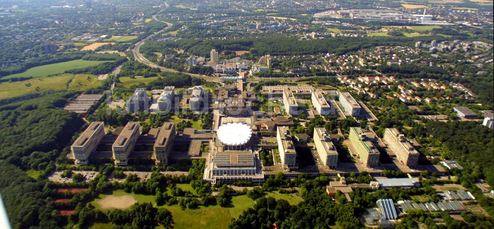 Bochum von oben - Universitaet Bochum