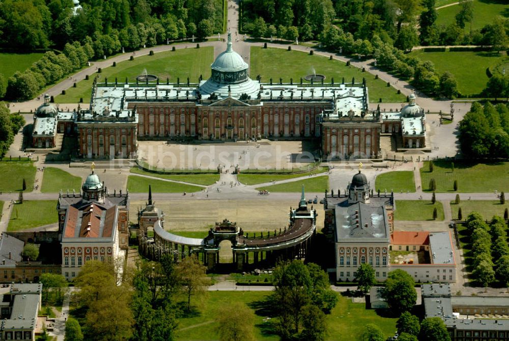 Potsdam von oben - Universitaet Potsdam