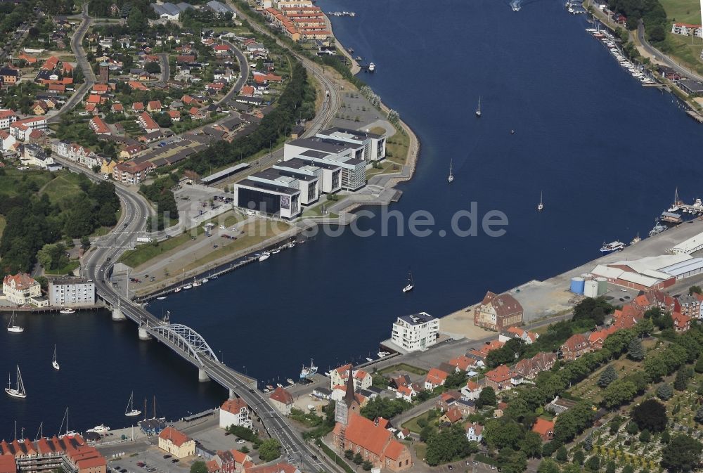 Luftbild Sonderburg - Universität Alsion am Alssund in Sonderburg in Dänemark