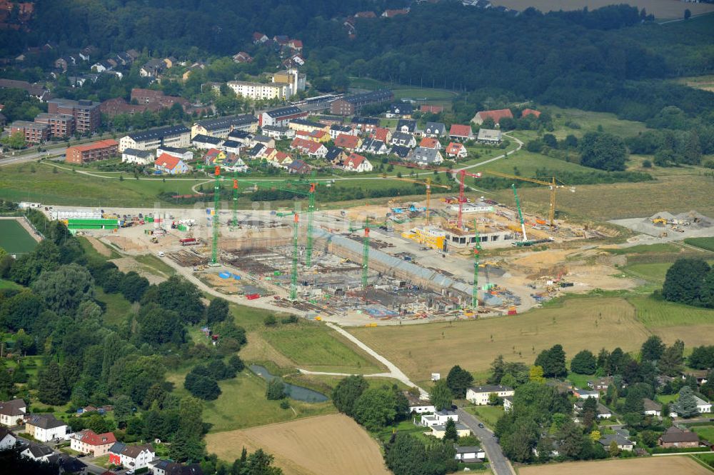 Bielefeld aus der Vogelperspektive: Universität Bielefeld Bau von Fachhochschule und Forschungsgebäude