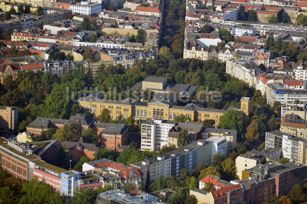 Berlin aus der Vogelperspektive: Universität der Künste mit umliegendem Wohngebiet in Berlin