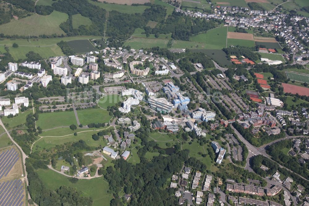 Luftaufnahme Trier - Universität Trier im Bundesland Rheinland-Pfalz