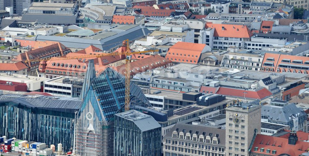 Leipzig aus der Vogelperspektive: Universitäts-Baustelle in Leipzig