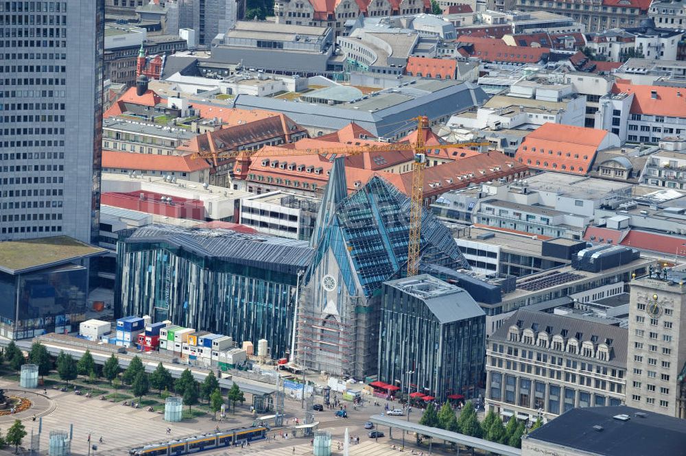 Luftbild Leipzig - Universitäts-Baustelle in Leipzig