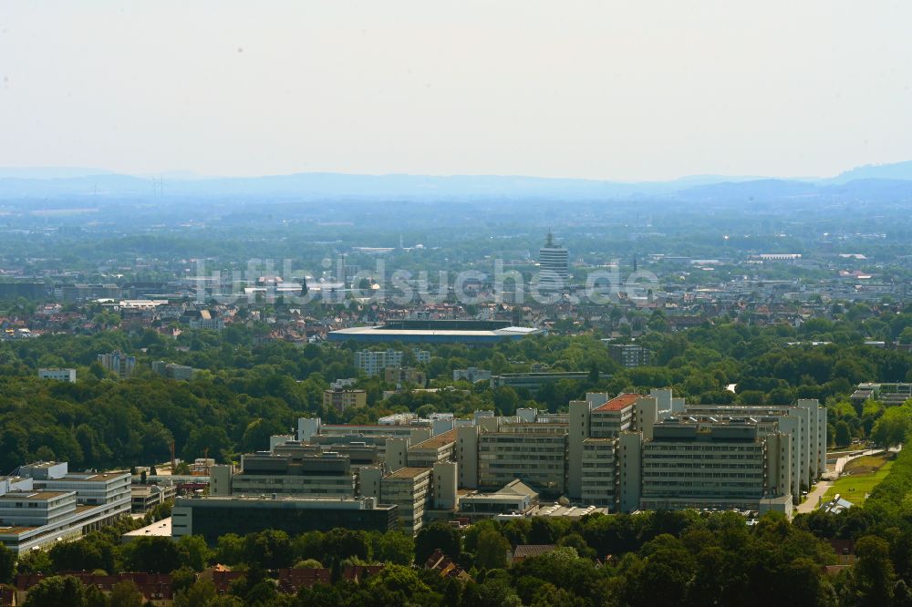 Luftaufnahme Bielefeld - Universitäts- Bereich in Bielefeld im Bundesland Nordrhein-Westfalen, Deutschland