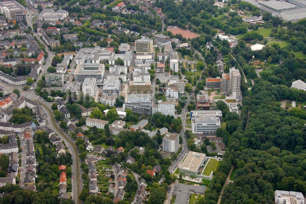 Luftaufnahme Essen - Universitätsklinikum Essen im Bundesland Nordrhein-Westfalen