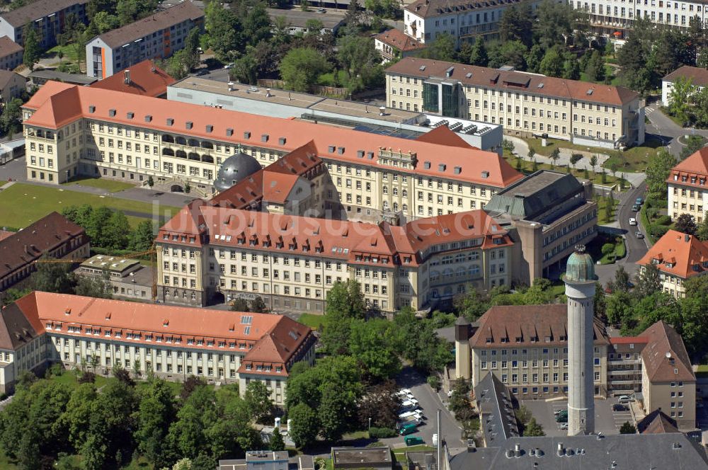 Würzburg von oben - Universitätsklinikum Würzburg