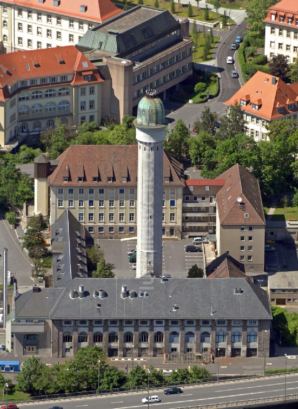 Würzburg aus der Vogelperspektive: Universitätsklinikum Würzburg