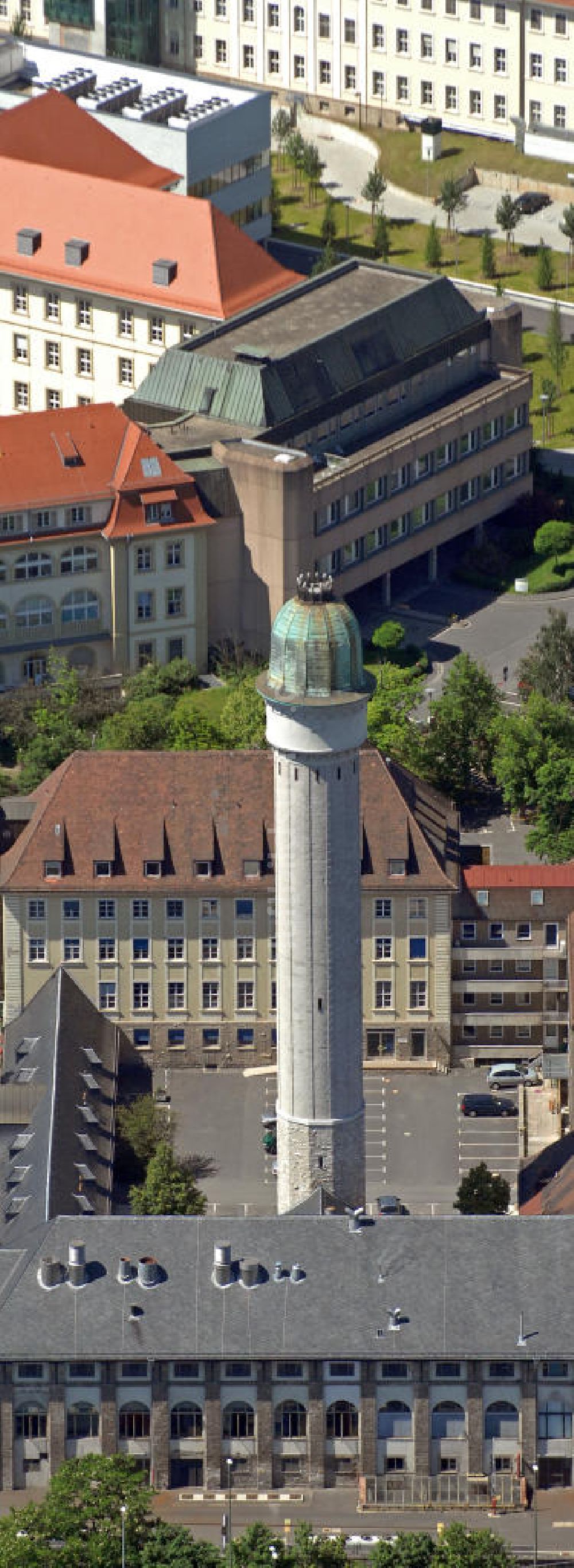 Würzburg von oben - Universitätsklinikum Würzburg