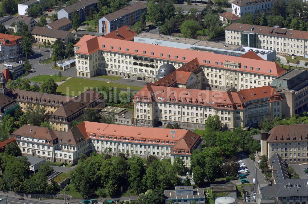 Würzburg von oben - Universitätsklinikum Würzburg