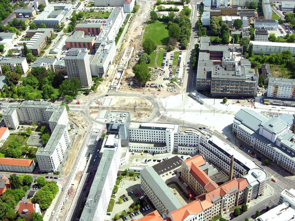 Magdeburg aus der Vogelperspektive: Universitätsplatz