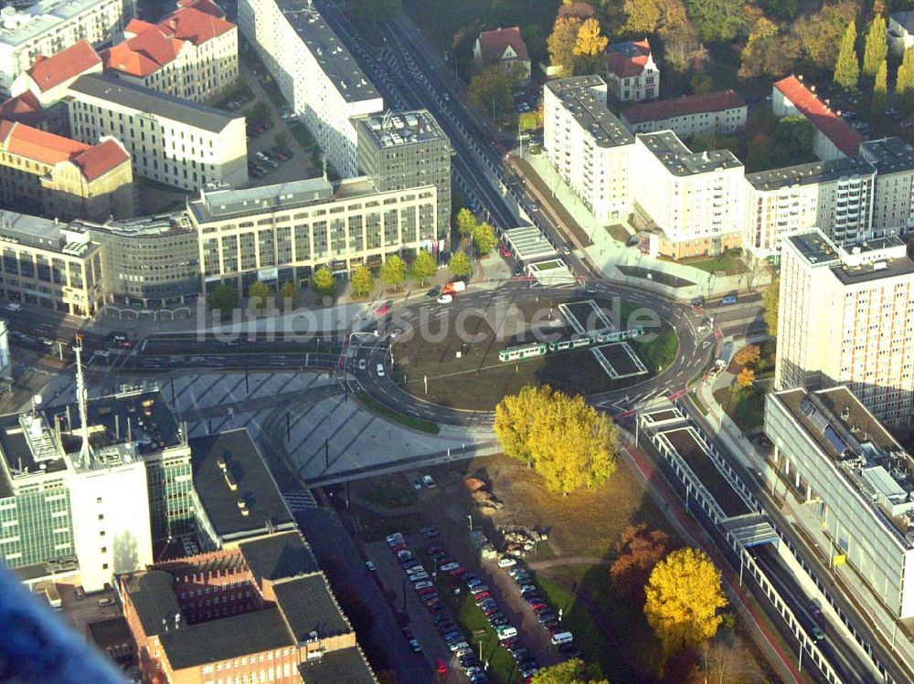 Luftaufnahme Magdeburg / Sachsen-Anhalt - Universitätsplatz in Magdeburg 28.10.2005