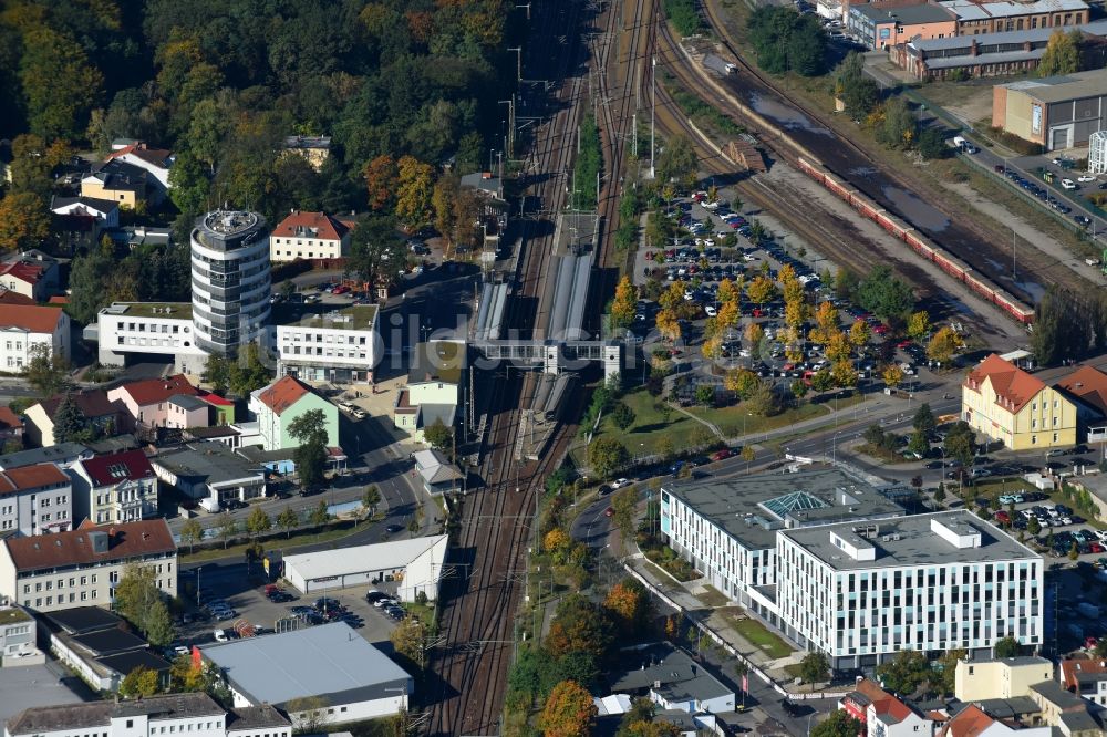 Fürstenwalde/Spree von oben - Unternehmen Bonava Deutschland GmbH Am Nordstern in Fürstenwalde/Spree im Bundesland Brandenburg, Deutschland