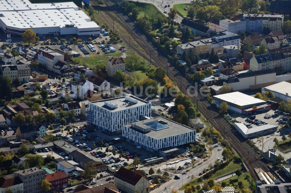 Luftaufnahme Fürstenwalde/Spree - Unternehmen Bonava Deutschland GmbH Am Nordstern in Fürstenwalde/Spree im Bundesland Brandenburg, Deutschland