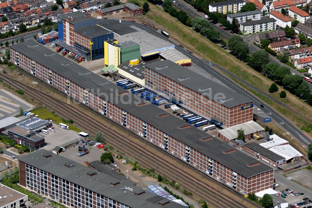 Bremen von oben - Unternehmen- Verwaltungsgebäude der Berthold Vollers GmbH in Bremen, Deutschland