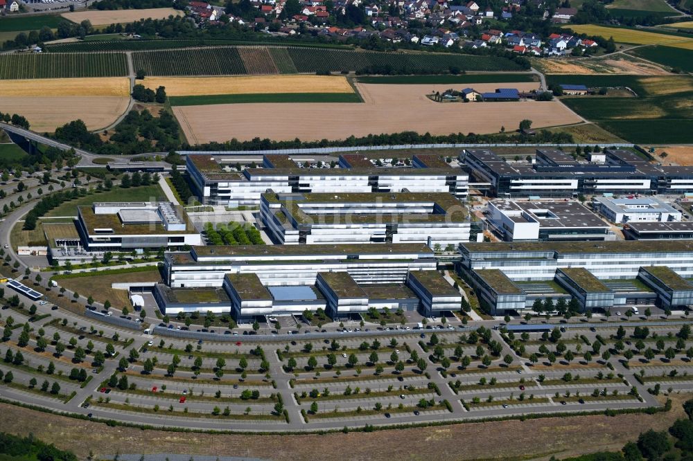 Luftbild Abstatt - Unternehmen- Verwaltungsgebäude Bosch Engineering GmbH an der Robert-Bosch-Allee in Abstatt im Bundesland Baden-Württemberg, Deutschland