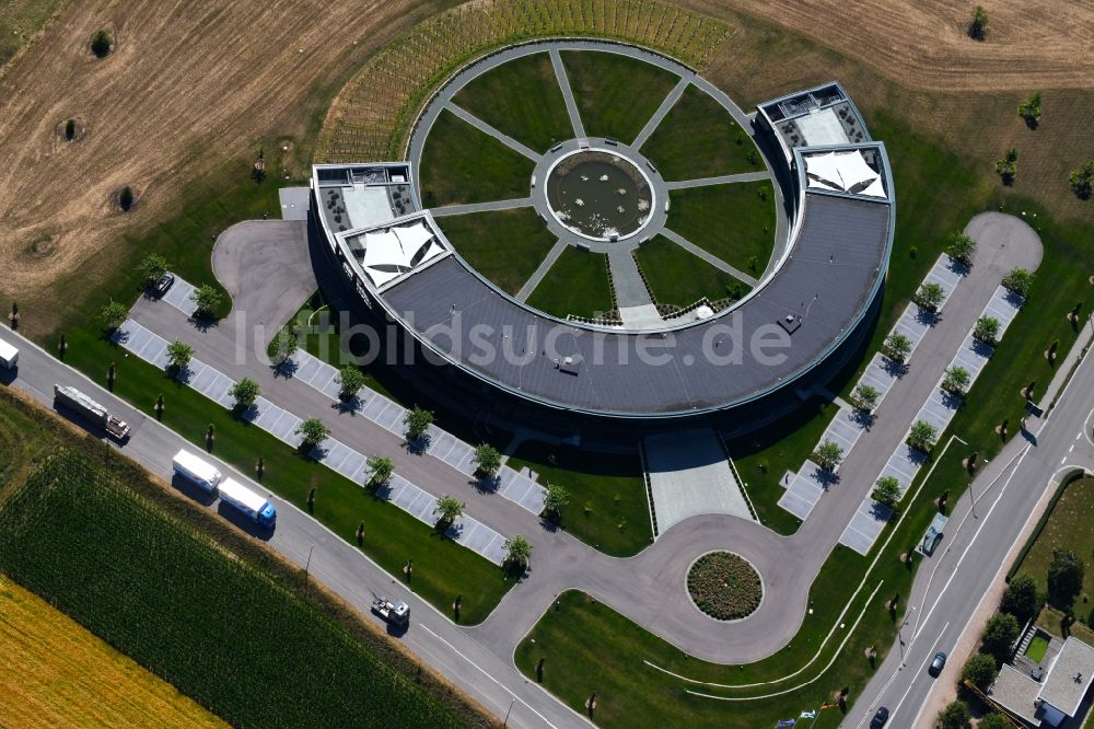 Luftbild Abstatt - Unternehmen- Verwaltungsgebäude der Münzing Chemie GmbH an der Münzingstraße in Abstatt im Bundesland Baden-Württemberg, Deutschland