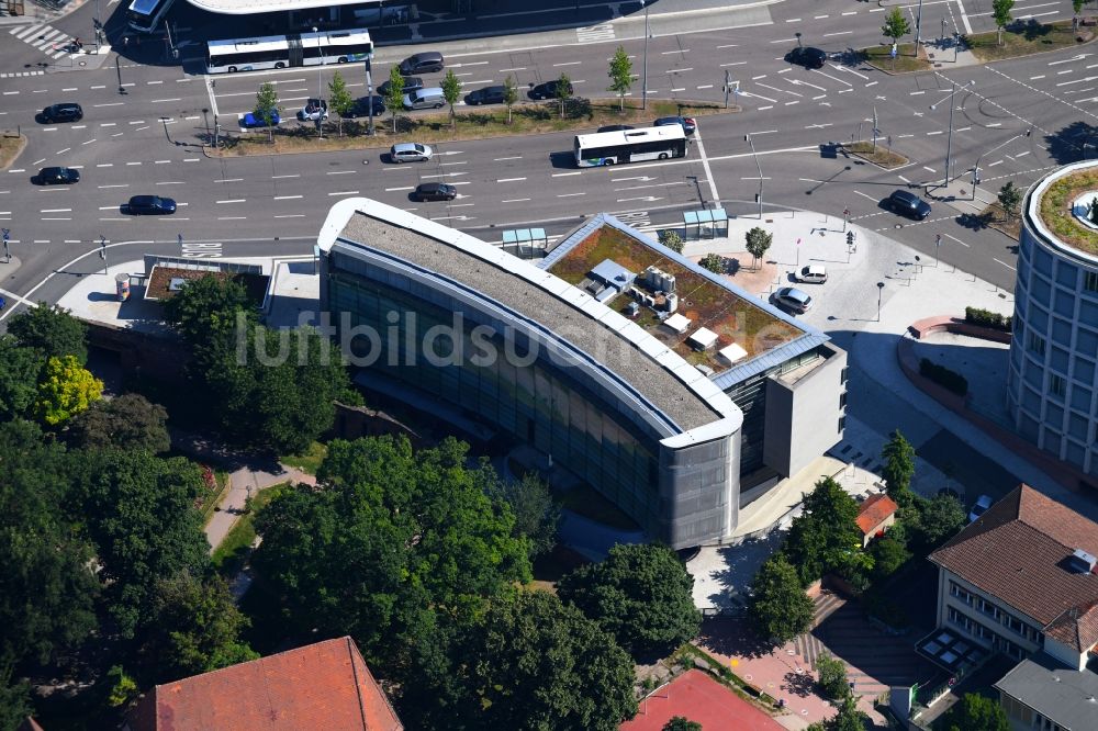 Luftbild Pforzheim - Unternehmen- Verwaltungsgebäude STADTBAU GmbH in Pforzheim im Bundesland Baden-Württemberg, Deutschland