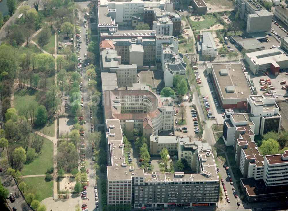 Luftbild Berlin - Tiergarten - Unternehmenssitz der Feuersozietät Öffentliche Leben Am Karlsbad 4-5 in 10785 Berlin - Tiergarten.