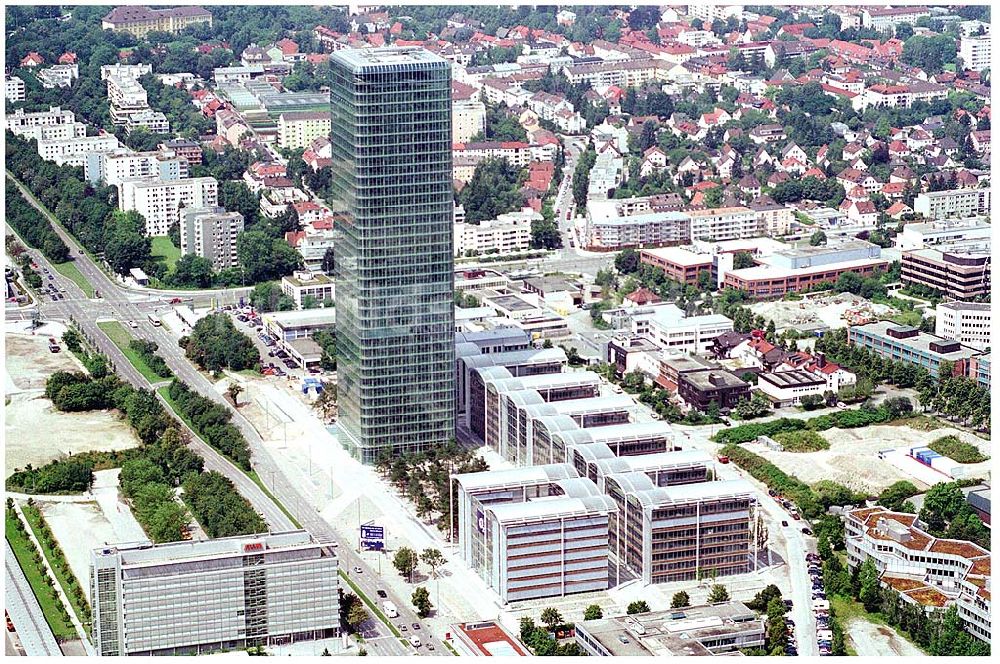 München von oben - Uptown München