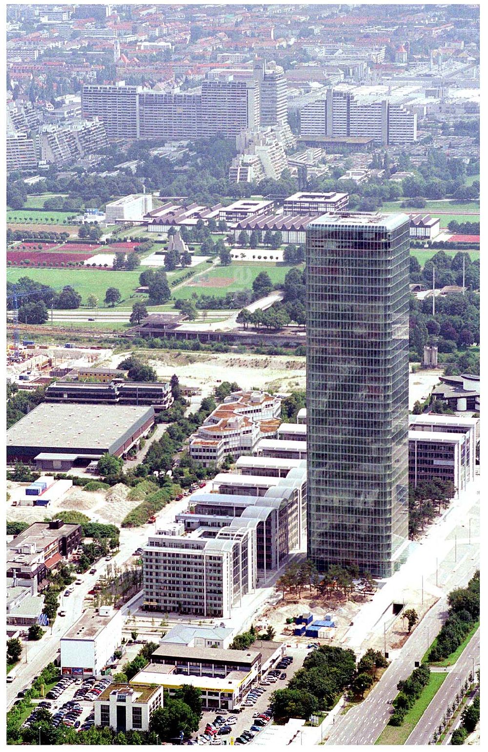 München aus der Vogelperspektive: Uptown München