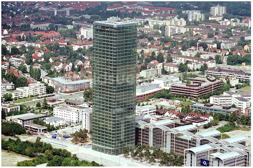 München von oben - Uptown München