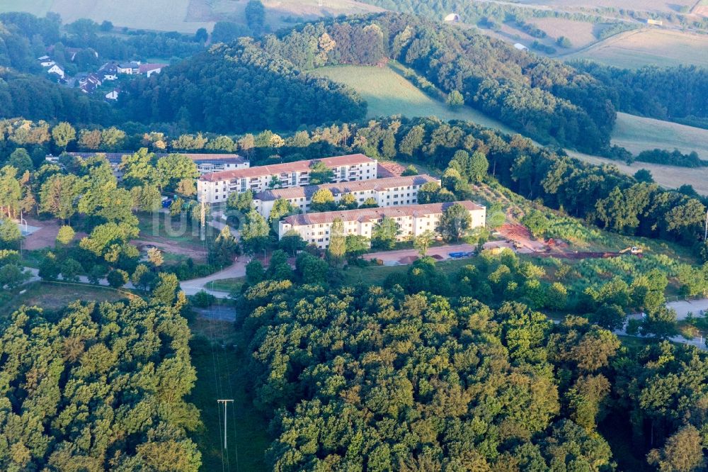 Sembach von oben - US- Militär- Kaserne Sembach Headquarters in Sembach im Bundesland Rheinland-Pfalz, Deutschland