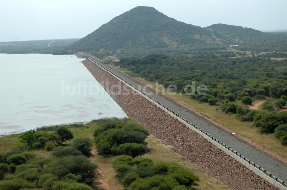 Luftaufnahme Motshiki - Vaalkop Staudamm bei Motshiki - Vaalkop dam at Motshiki