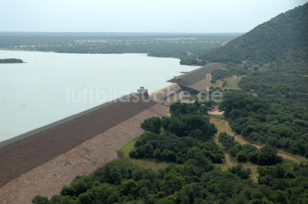 Luftaufnahme Motshiki - Vaalkop Staudamm bei Motshiki - Vaalkop dam at Motshiki